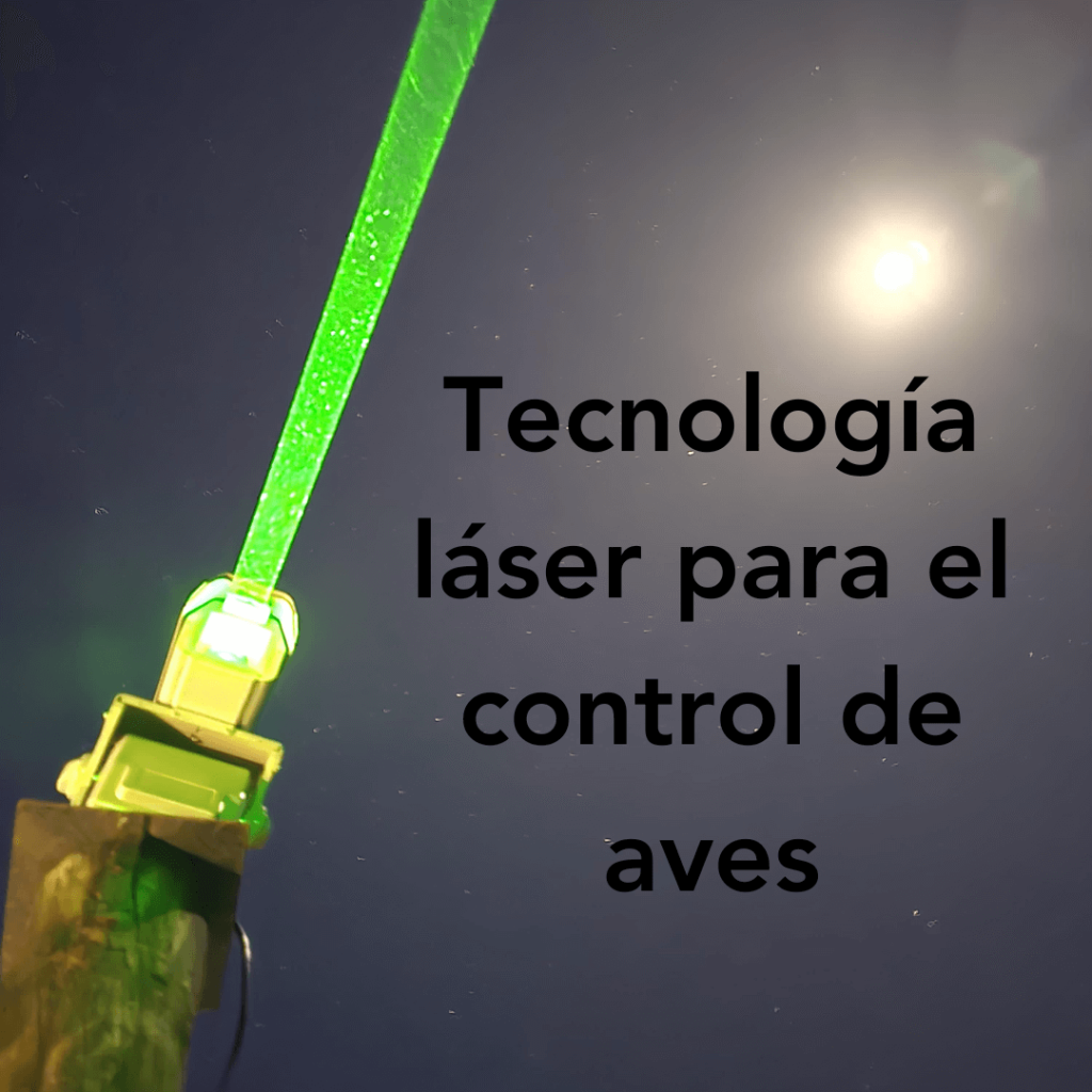 Tecnología láser para el control de aves